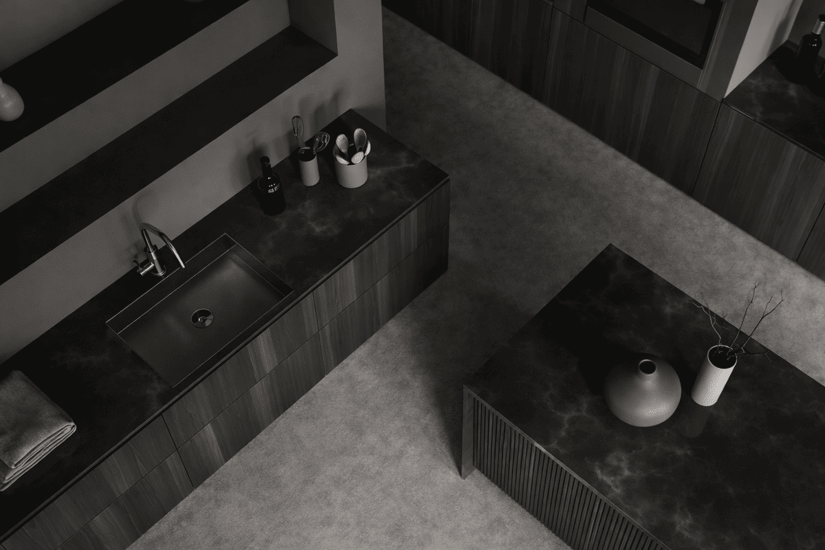 Plan de travail Corian® ou Laminam® | STC Paris