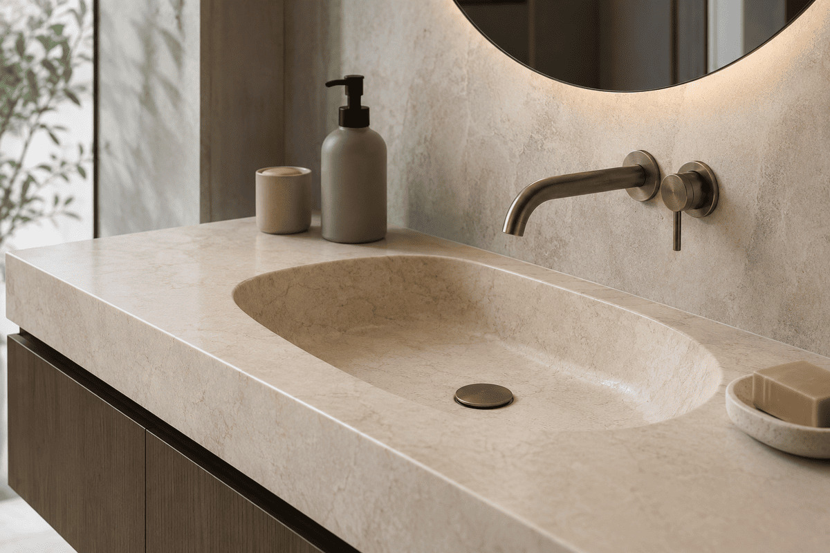 Plan vasque sur mesure | STC Paris